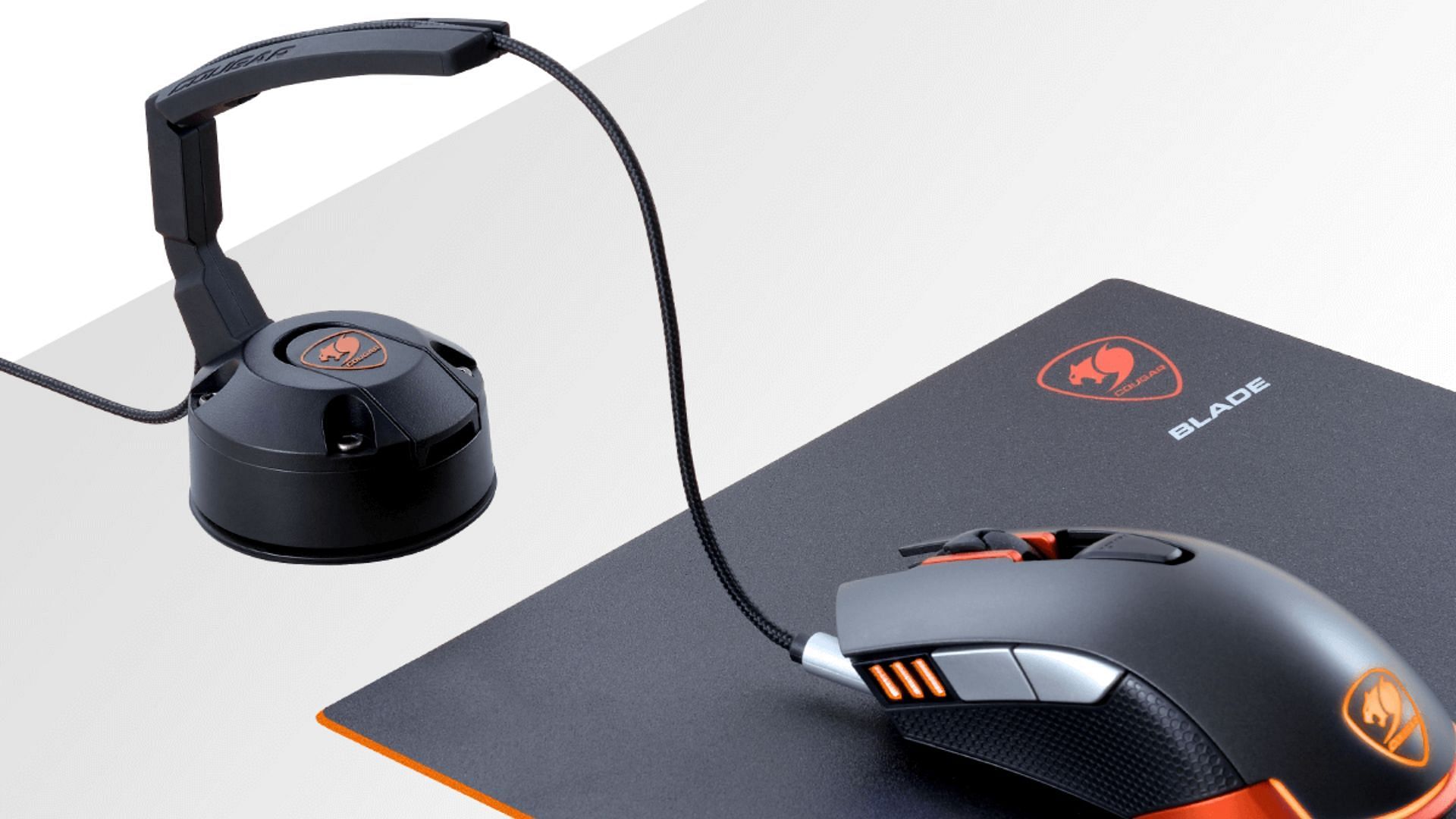 A gaming mouse bungee (Image via Cougar Gaming)