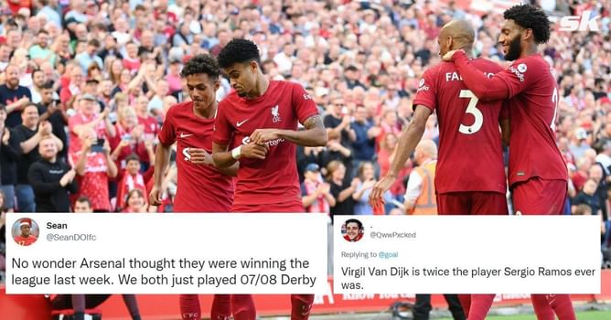 Twitter in splits as Liverpool silence doubters with astonishing 9-0 win over Bournemouth