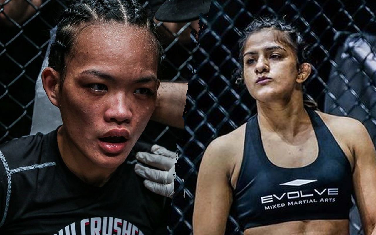 (left) Tiffany Teo and (right) Ritu Phogat [Credit: ONE Championship]