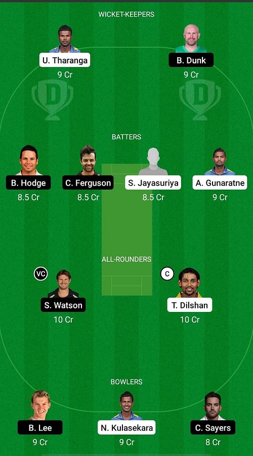 SL-L vs AU-L Dream11 Prediction - Road Safety T20 World Series