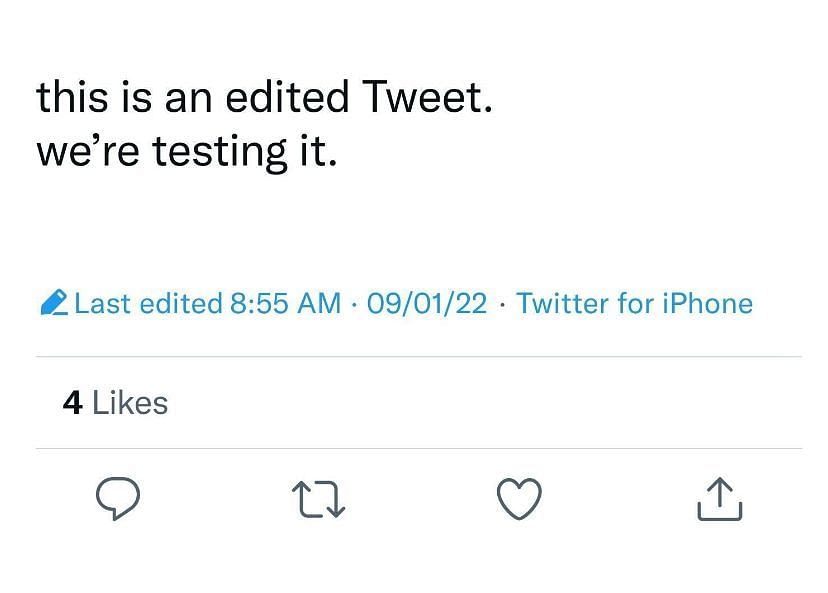 A look at the timestamp of what an edited tweet will look like (Image via Twitter)