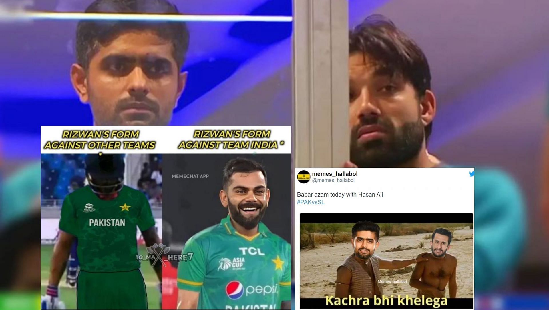 Fans took to social media to share memes after Pakistan lost against Sri Lanka