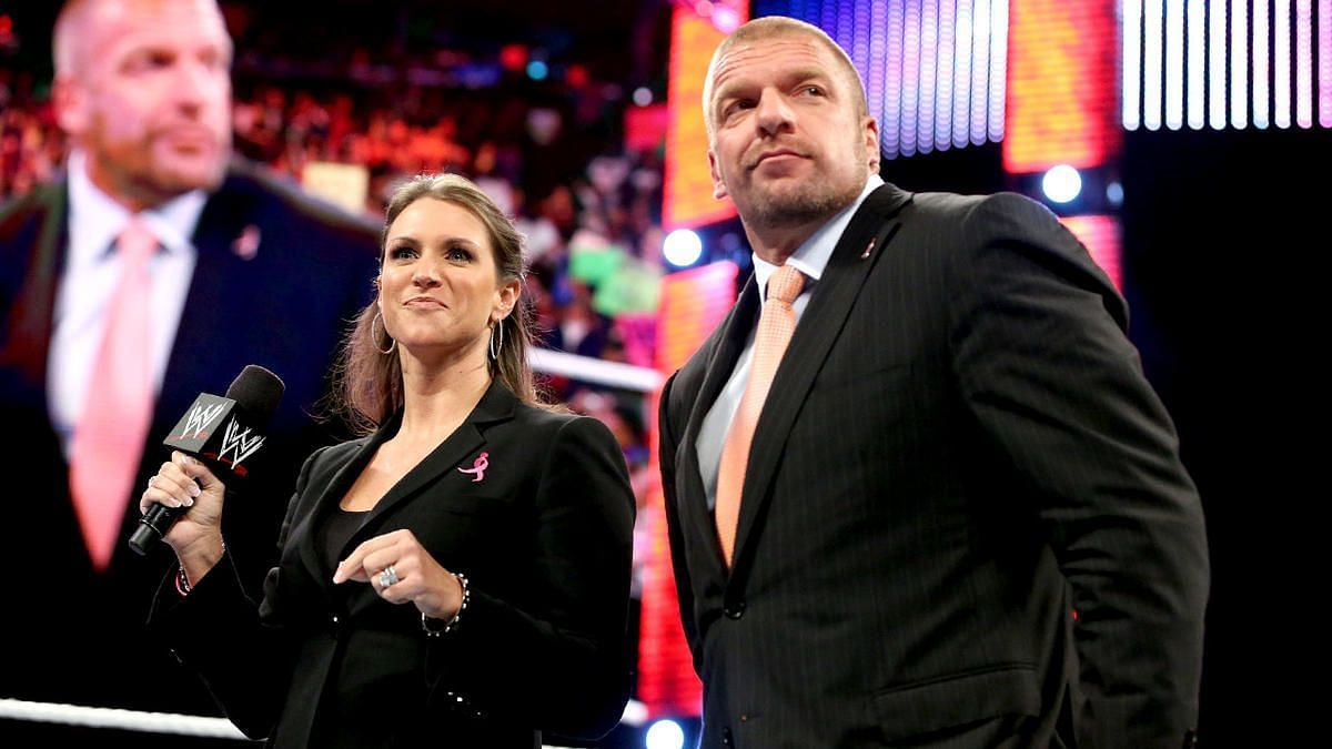 Stephanie McMahon, Triple H and Nick Khan