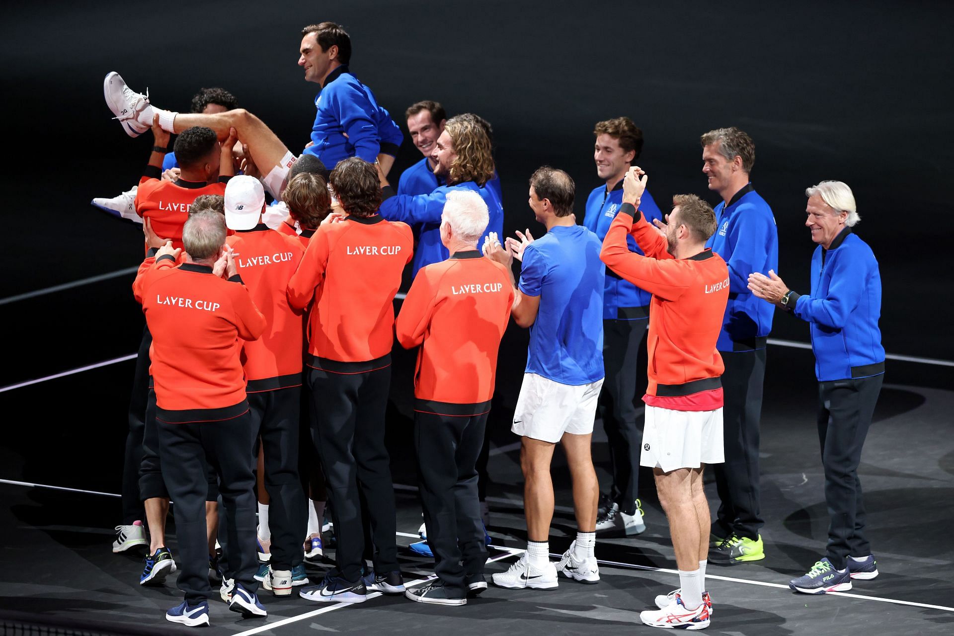Team World and Team Europe players paid tribute to Roger Federer at the 2022 Laver Cup.