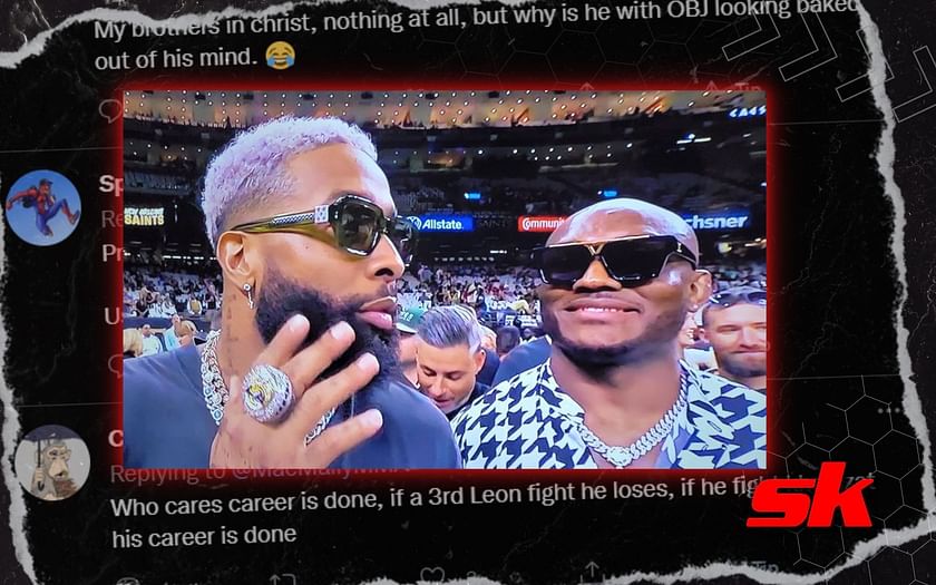 Fans react to Kamaru Usman and Odell Beckham Jr. hanging out at