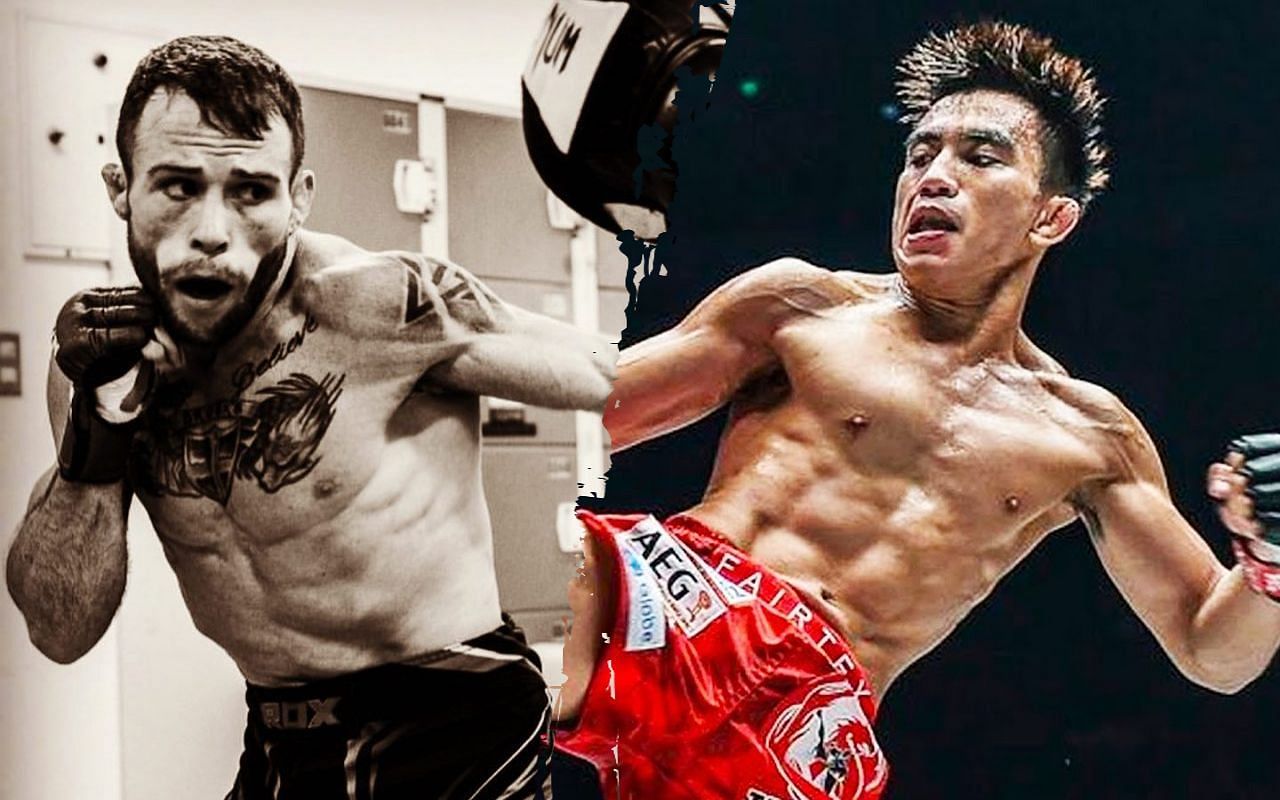 Jarred Brooks (left) and Joshua Pacio (right). [Photos ONE Championship]