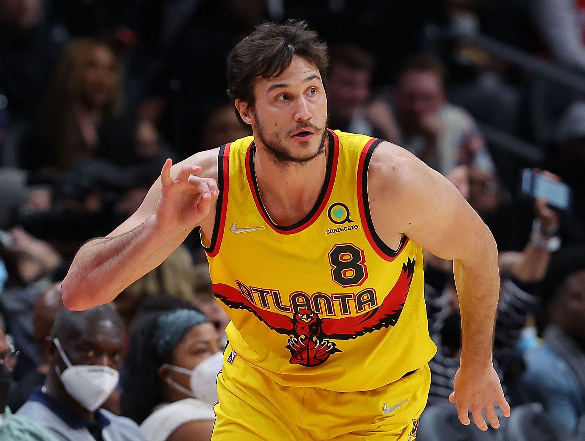 Danilo Gallinari played for the Atlanta Hawks last season.