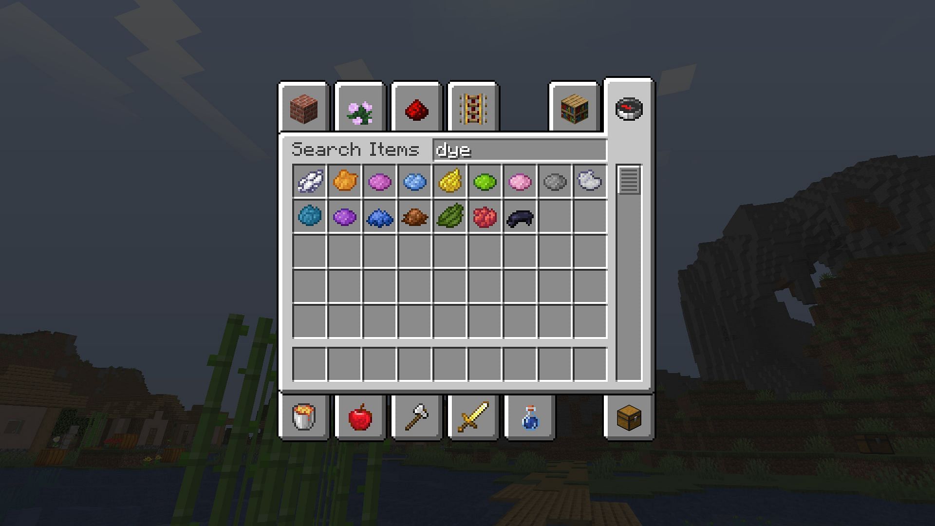 All dyes in the game (Image via Mojang)