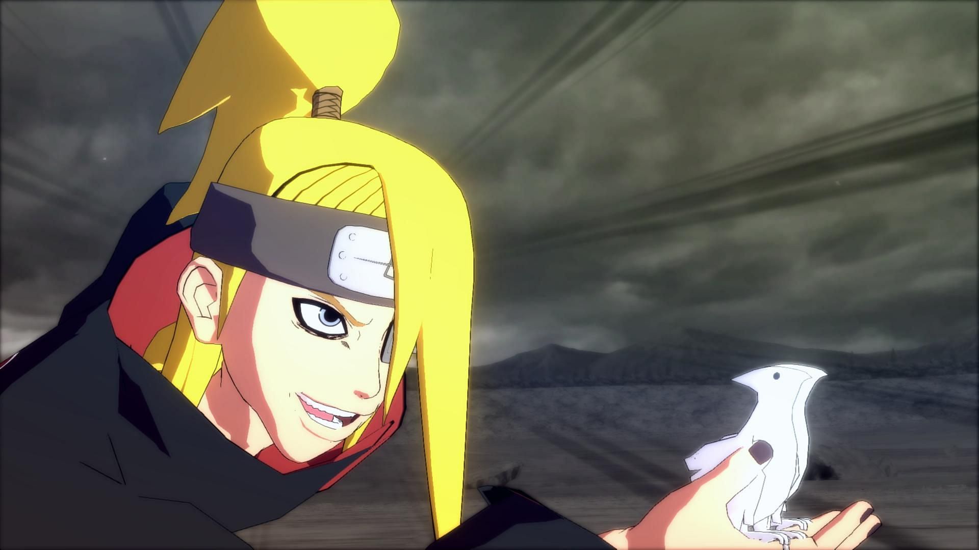 Deidara using clay jutsu (Image via Bandai Namco)