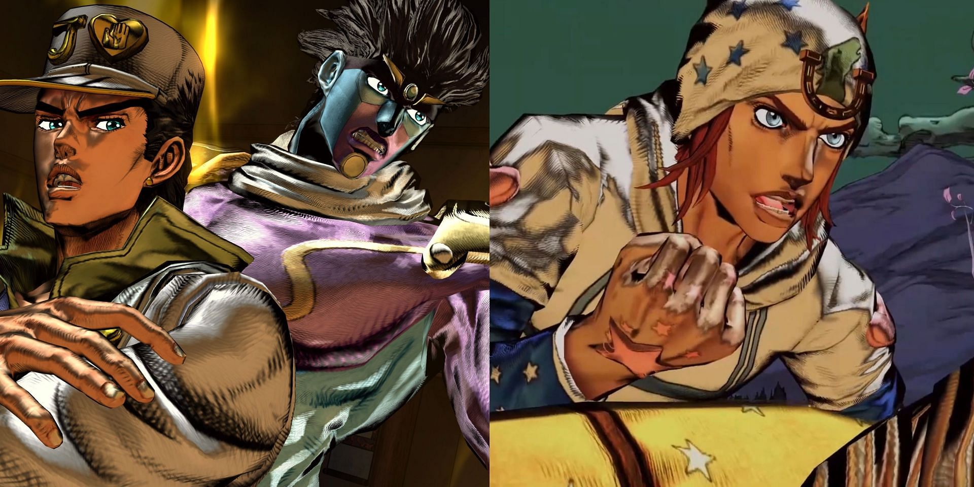 In the style of hirohiko araki, star platinum, jojo's bizarre