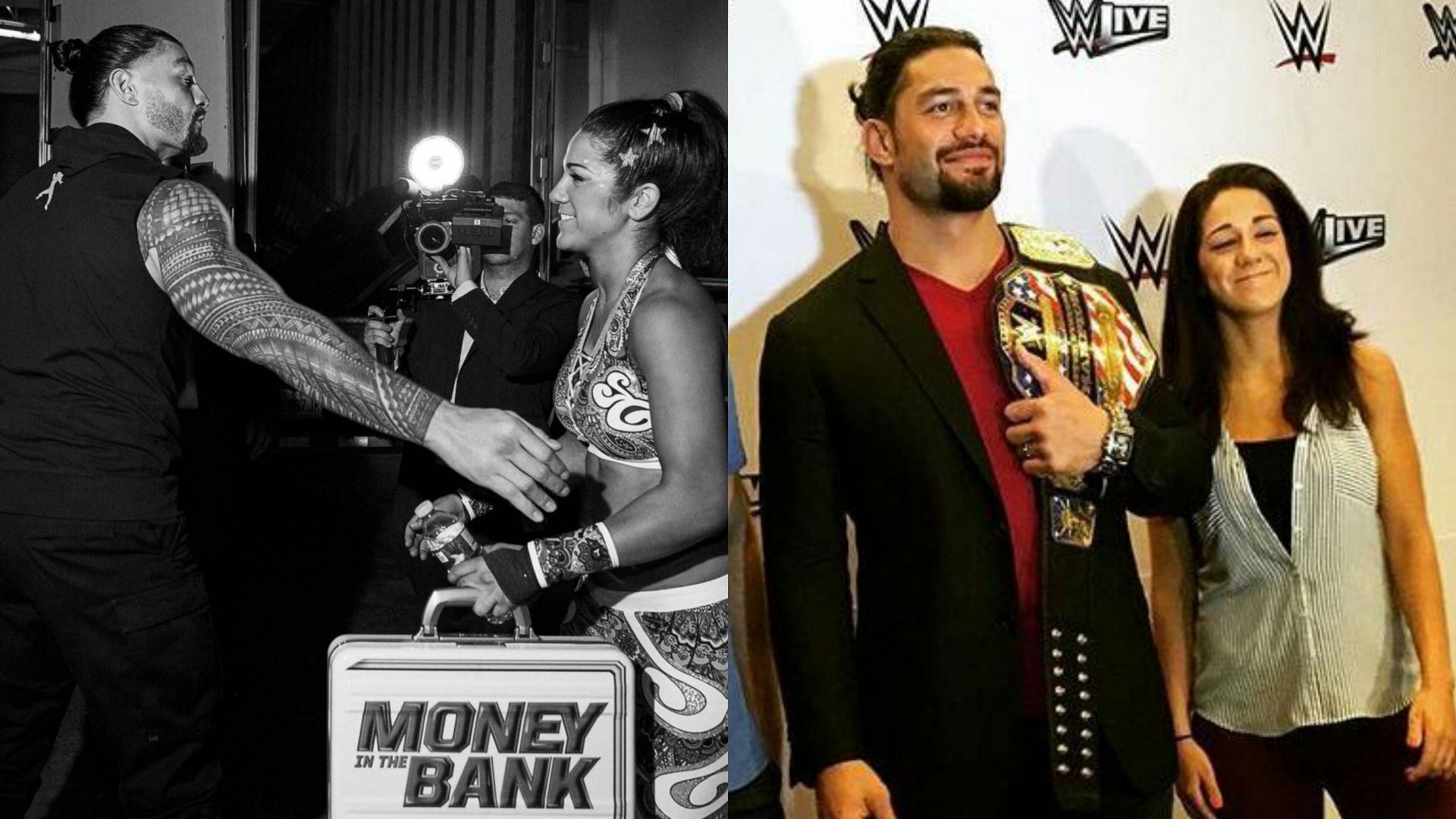 Bayley and Roman Reigns seemingly have a good relationship