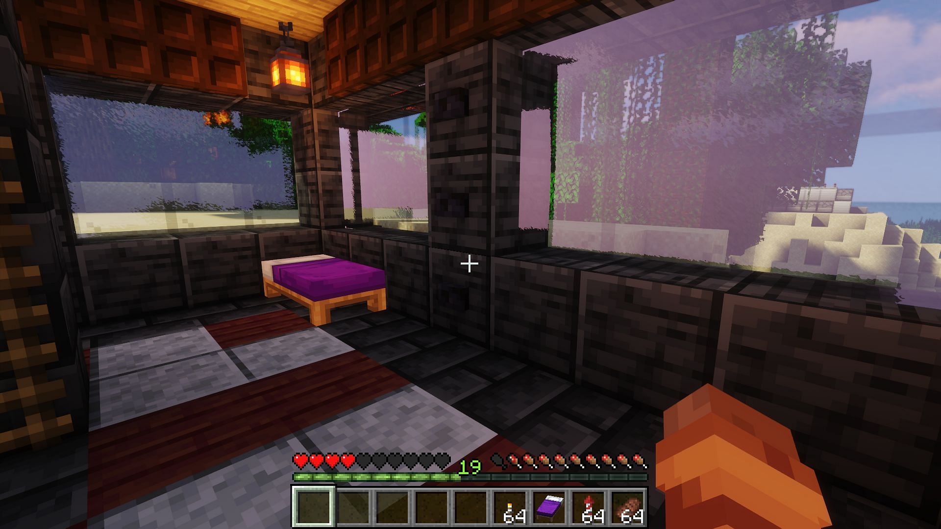 An example of hotbar slots six to nine (Image via Minecraft)