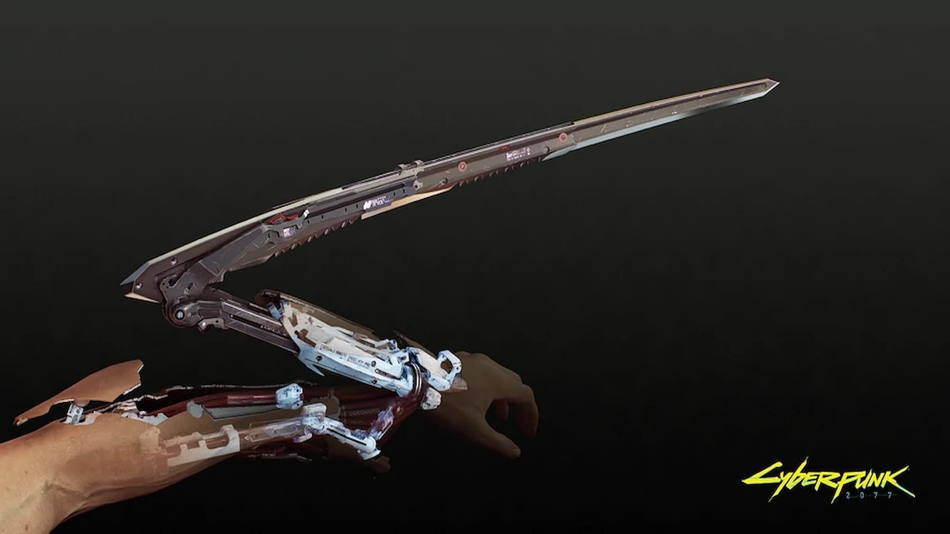 The Mantis Blades in Cyberpunk 2077 (Image via CD Projekt Red)