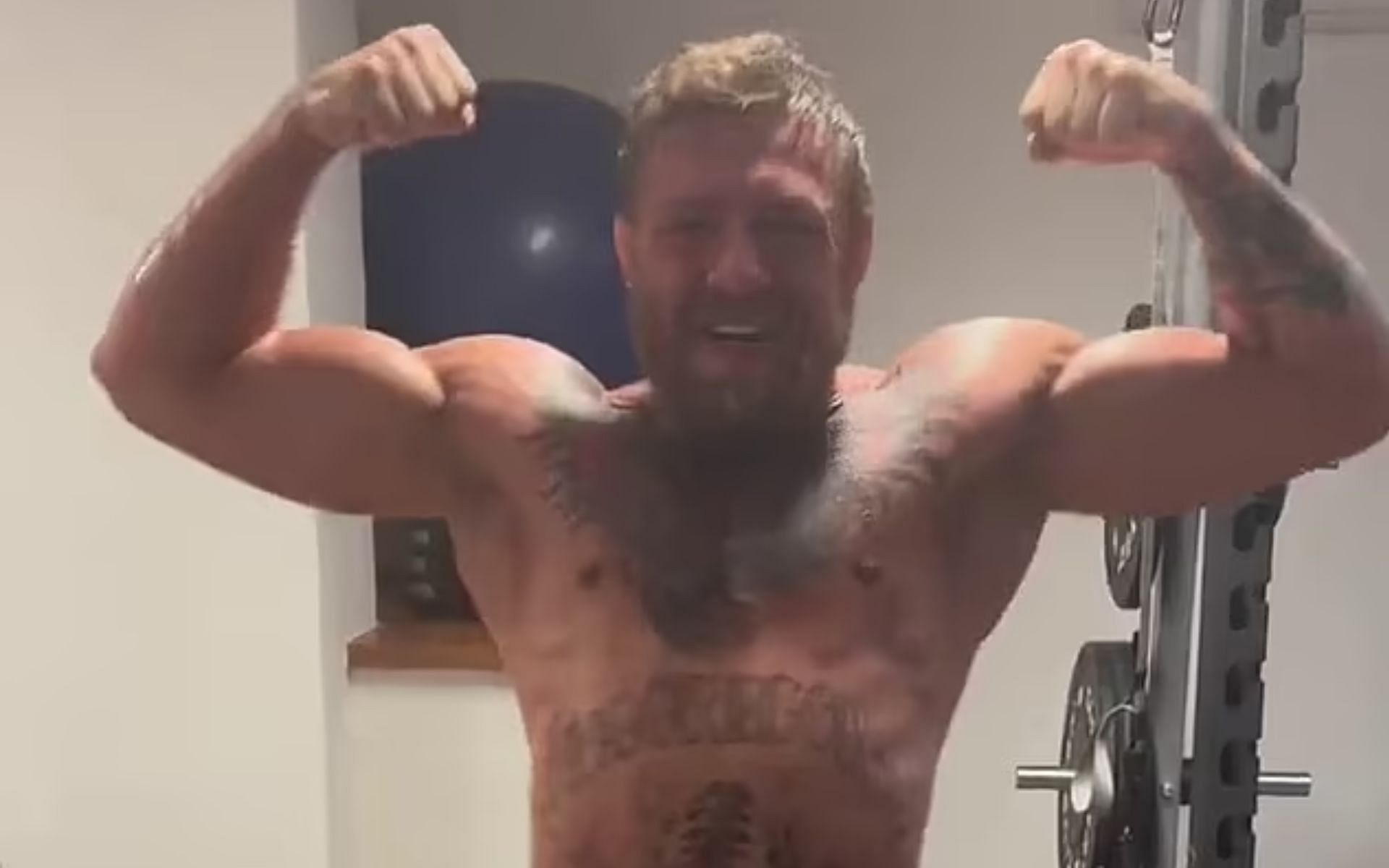 Still from Conor McGregor's deleted video