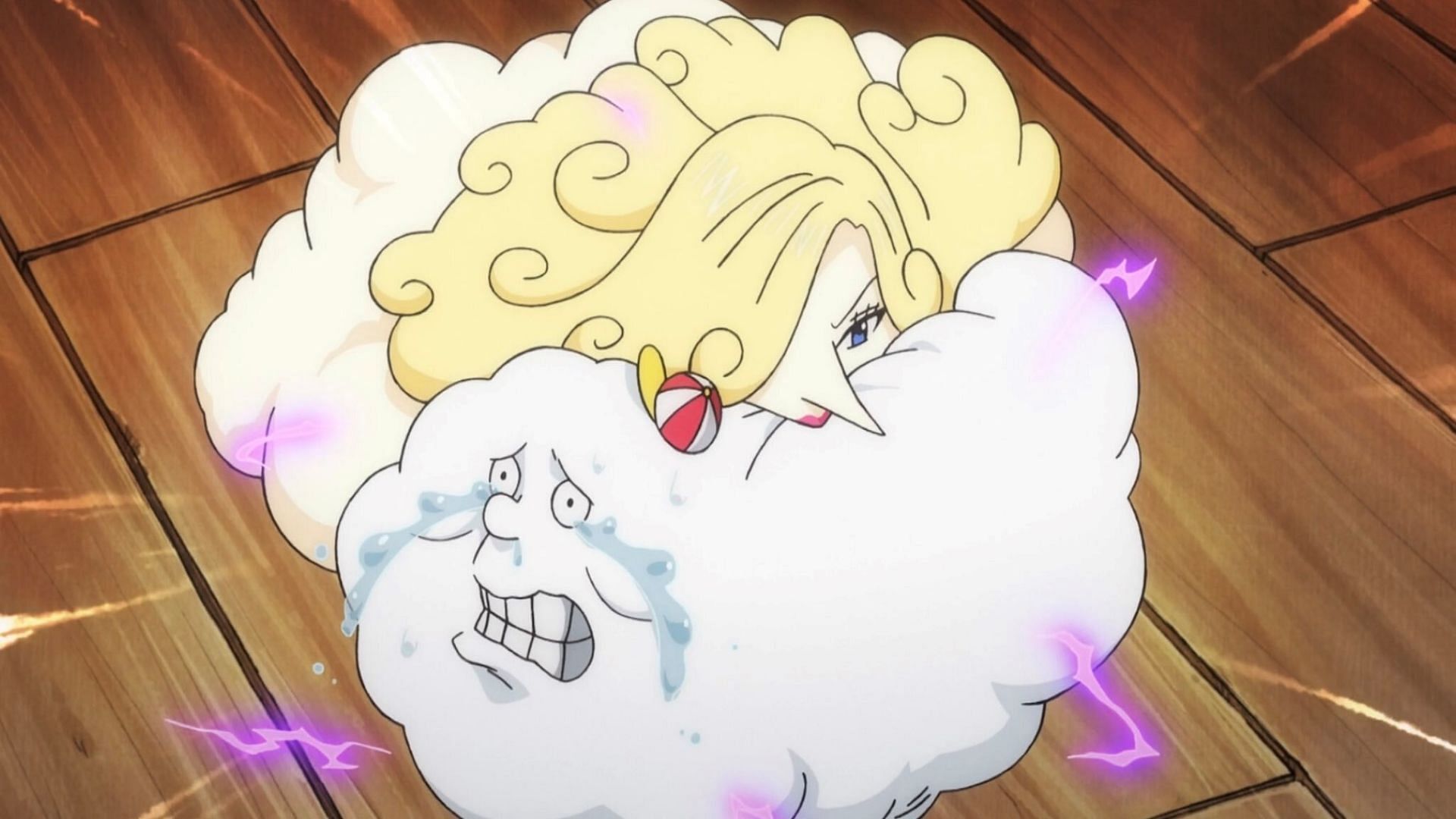 Hera eating Zeus in One Piece episode 1034 (Image via Toei Animation)