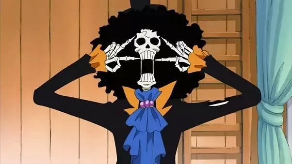 In what episode does Brook join the Straw Hats Pirates crew?