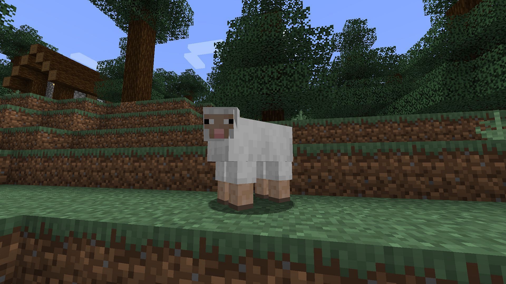 During the day, regular farm animals and other passive mobs thrive in the game (Image via Mojang)