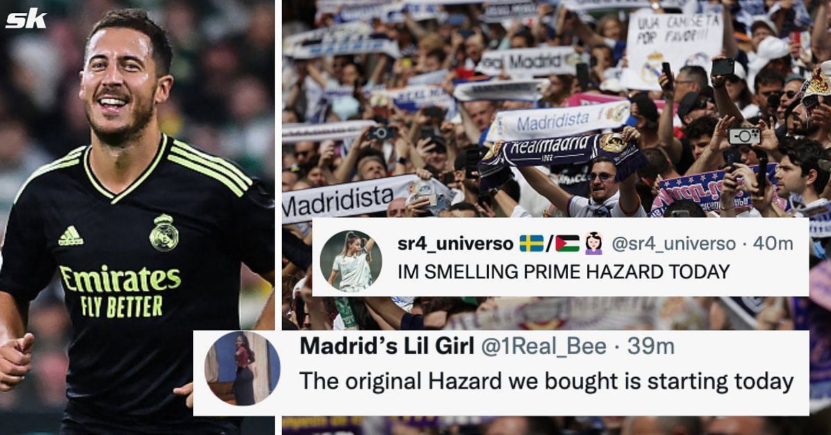 Real Madrid fans predict a brilliant performance from Eden Hazard against Mallorca