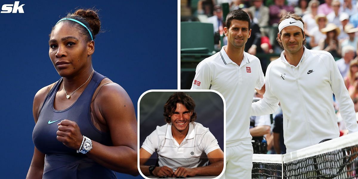 Serena Williams, Rafael Nadal, Novak Djokovic, and Roger Federer have a combined 86 Grand Slam titles.