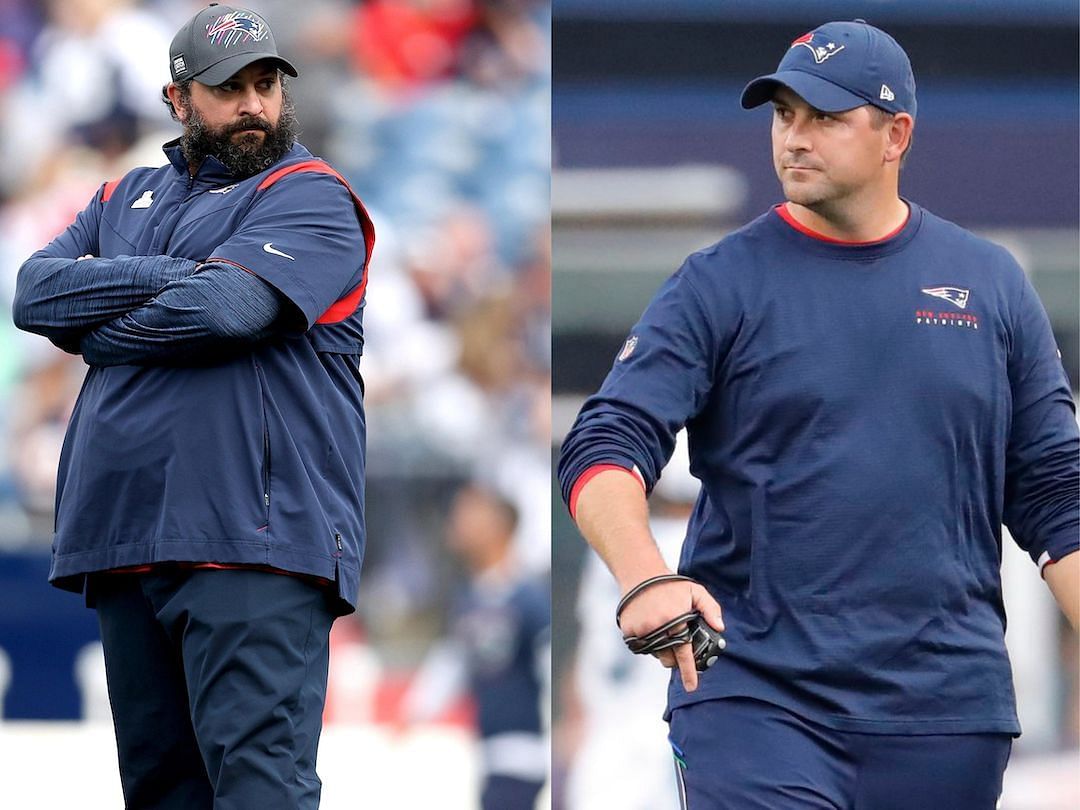 Patriots assistants Matt Patricia (l) and Joe Judge (r)