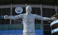 Vincent Kompany's statue outside Etihad Stadium