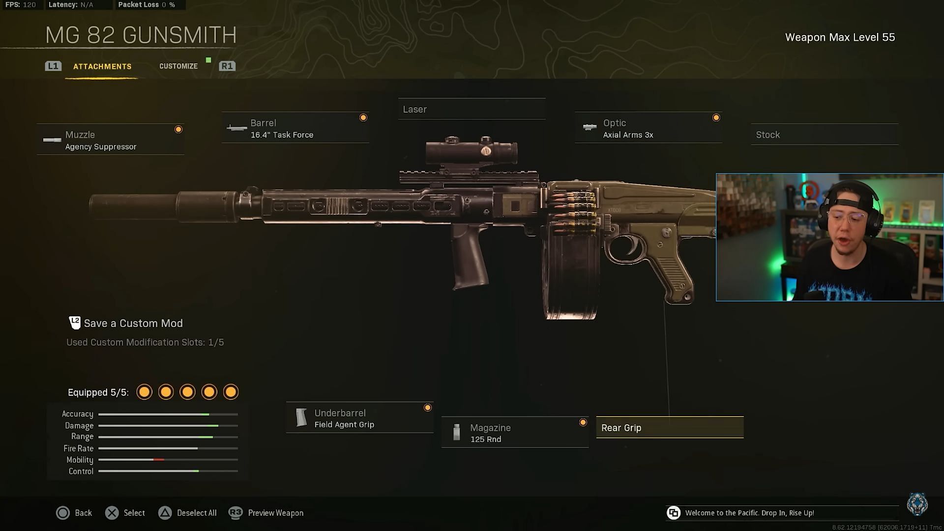 MG 82 loadout (Image Via YouTube/WhosImmortal)