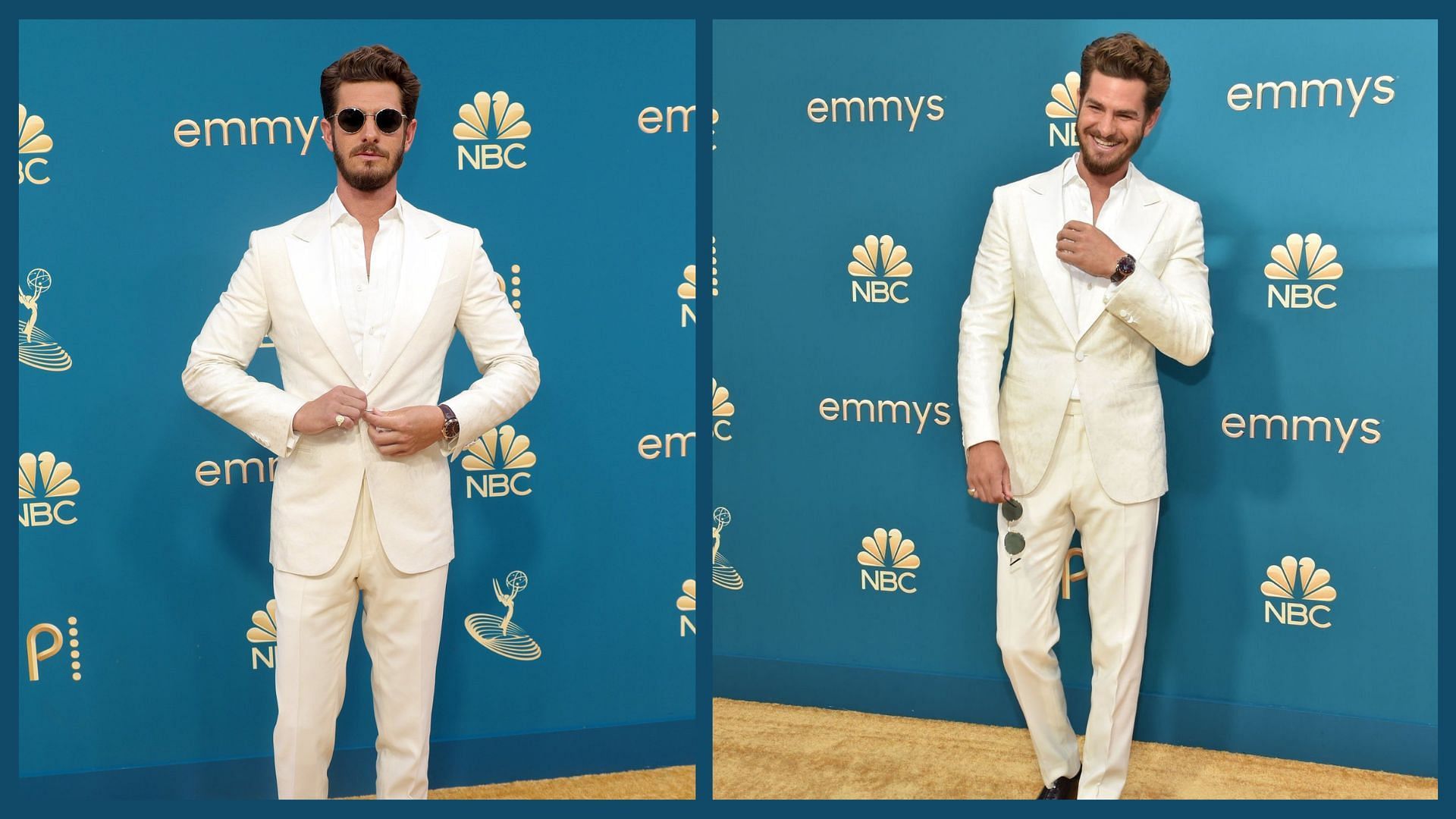 Andrew Garfield at the 74th Primetime Emmy Awards (Image via Twitter/@emmachapman)