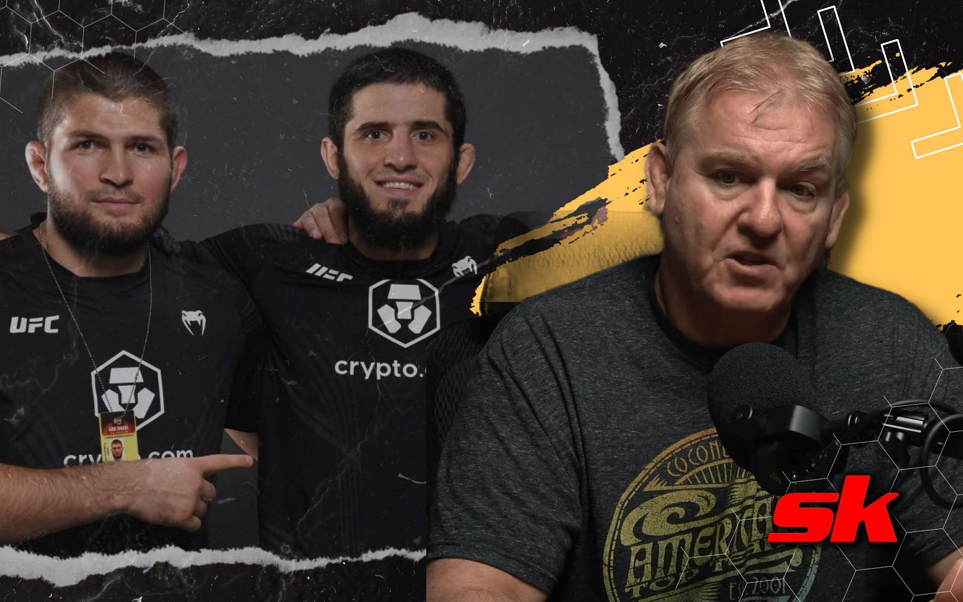  Dan Lambert explains what made Khabib Nurmagomedov bigger draw than Islam Makhachev. [Image credits:YouTube/Punchin