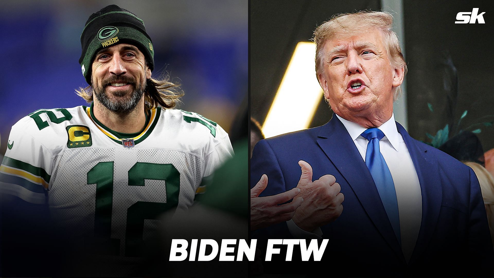 Aaron Rodgers brutally roasts Donald Trump for post election antics