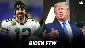"Be a f**king man and just own up like every other president has ever done” - Aaron Rodgers brutally roasts Donald Trump for post election antics