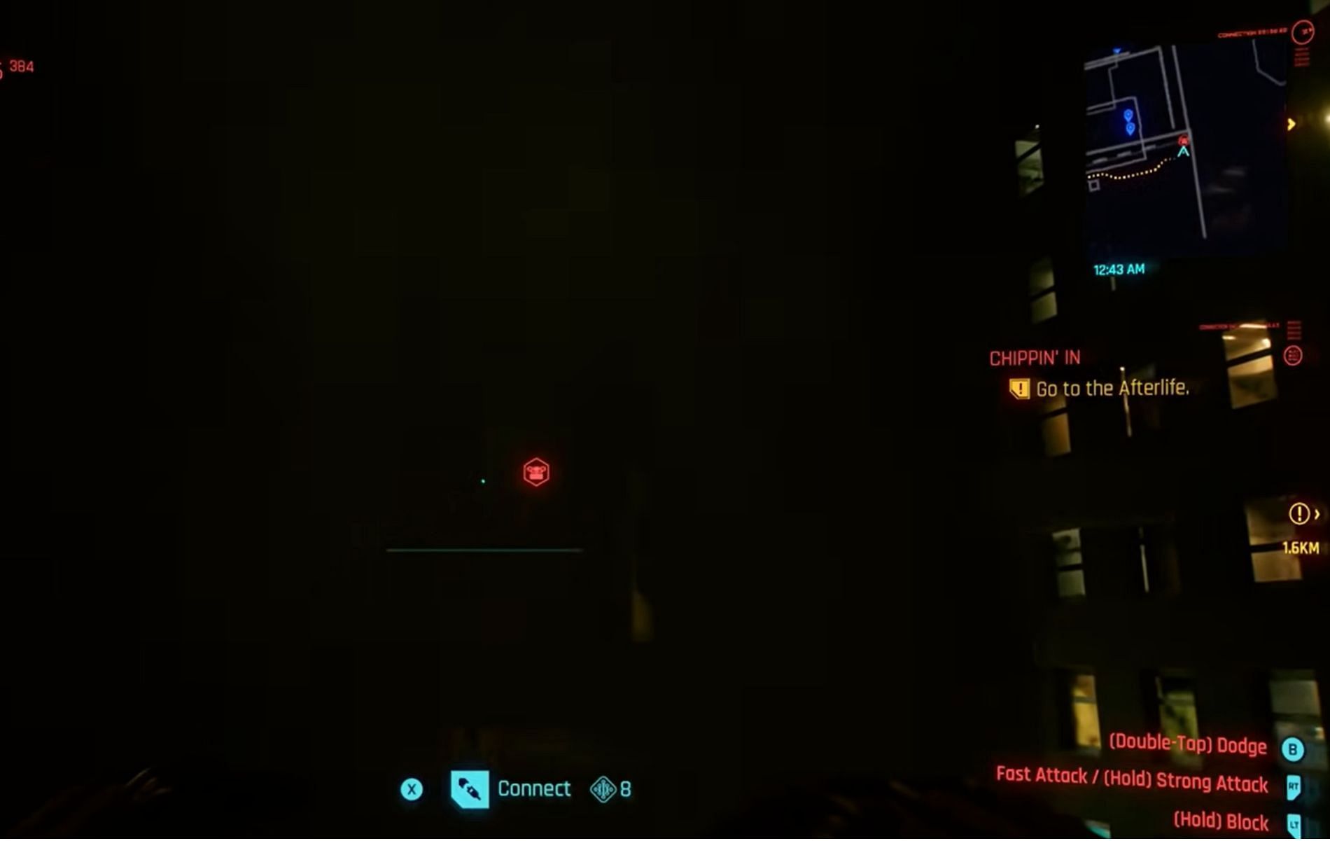 Follow the red-marker on the mini-map to hack terminals for rewards (Image via Arrekkz Gaming/YouTube)