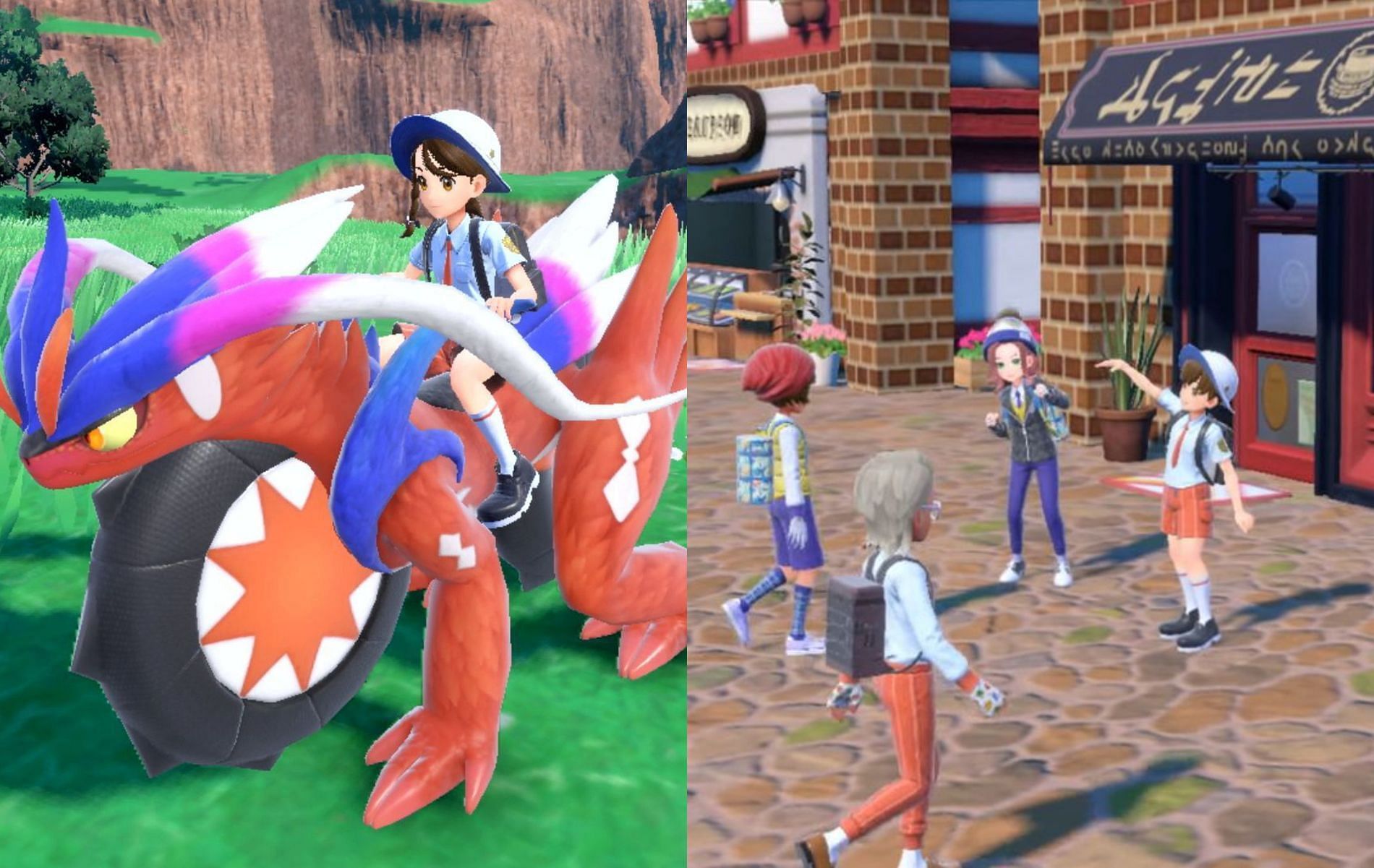 The upcoming open-world RPG may have a les=than-satosfying post-campaign contet if rumors are to be believed (Images via The Pokemon Company)