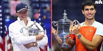 "Happy to win my first US Open same year as you" - Carlos Alcaraz returns Iga Swiatek's compliment in adorable interaction