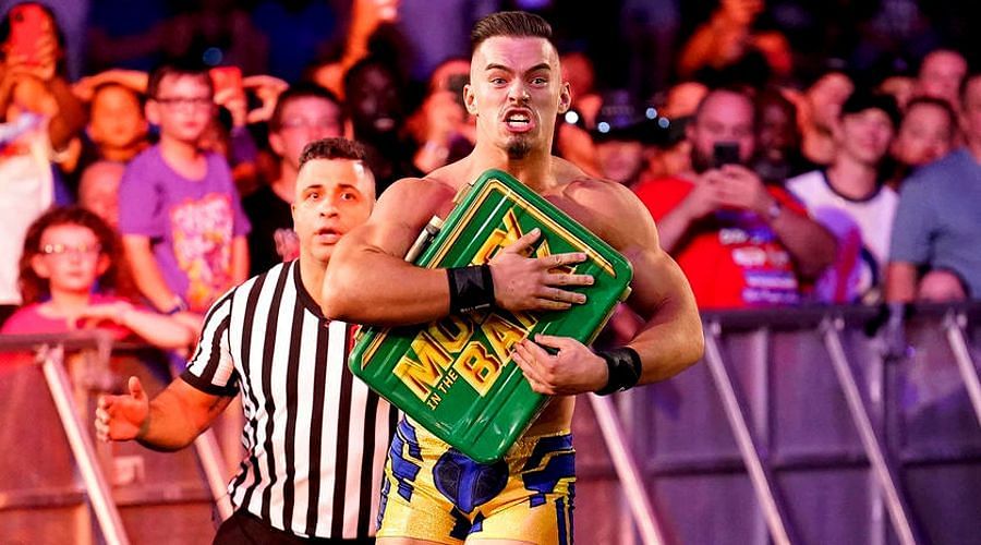 Austin Theory captured the coveted briefcase at WWE Money in the Bank 2022