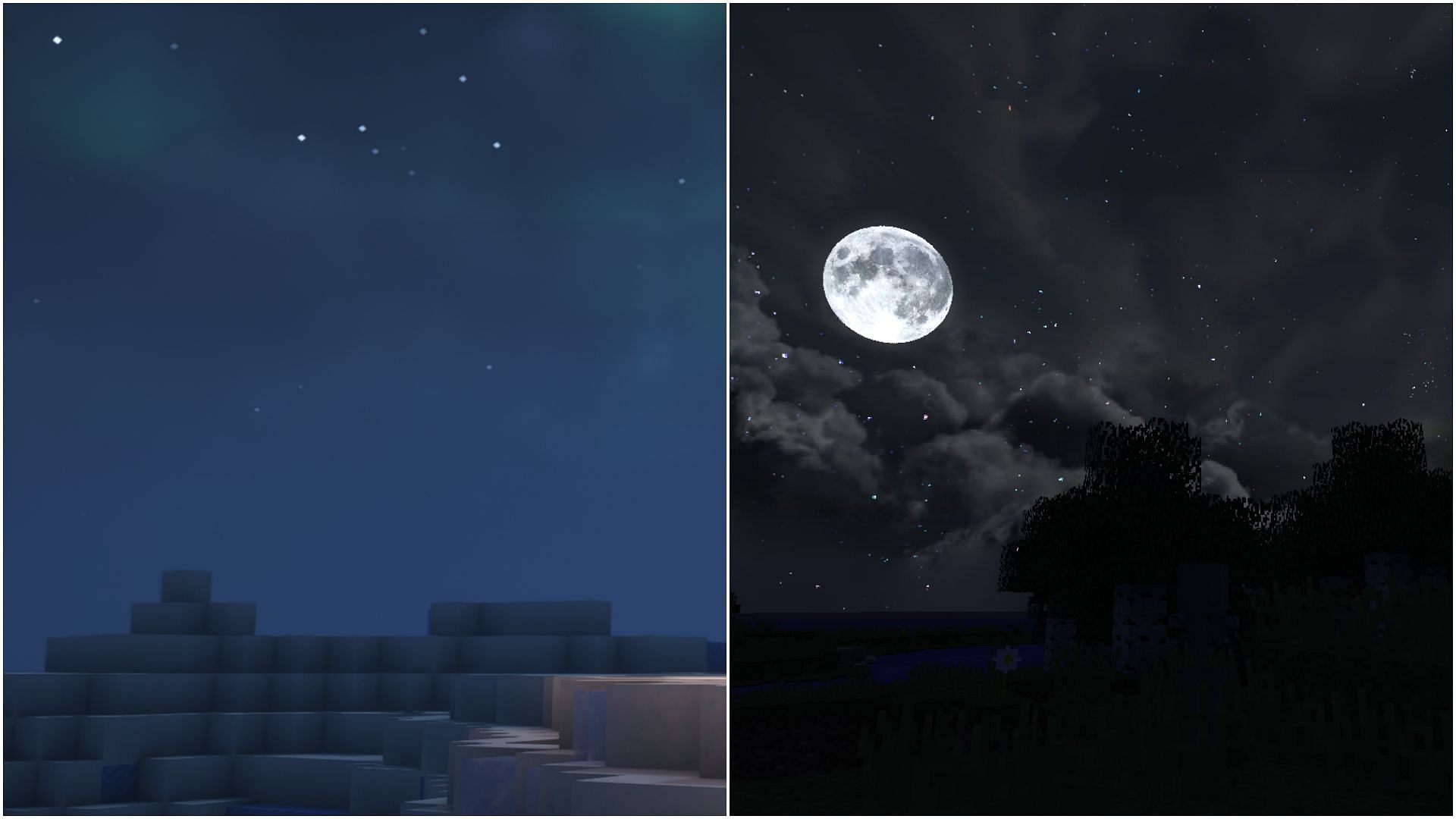 There are majorly two ways to get custom sky textures in Minecraft (Image via Sportskeeda)