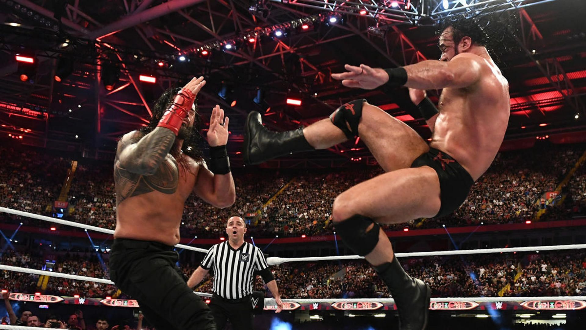 WWE Superstars, Roman Reigns and Drew McIntyre