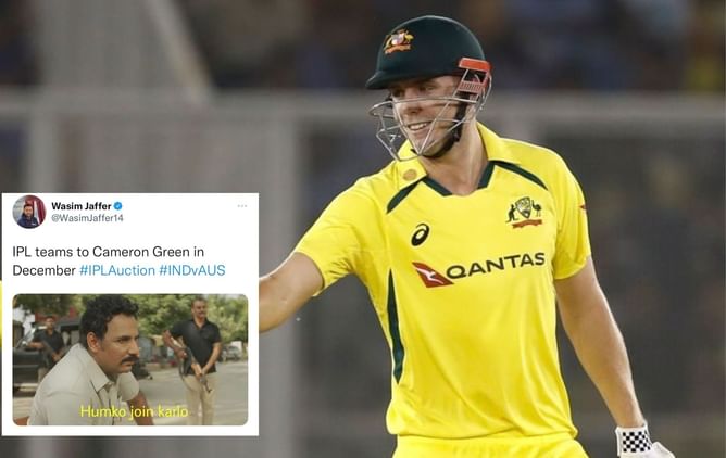 "Humko join karlo" - Wasim Jaffer suggests IPL teams will be keen to rope in Cameron Green after his exploits in IND vs AUS 2022 3rd T20I