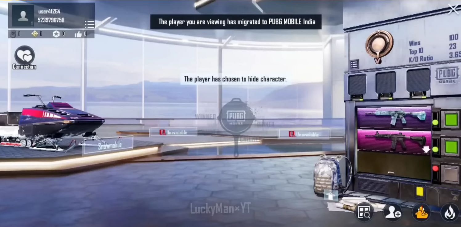 A similar prompt was seen in PUBG Mobile affter the BGMI launch (Image via YouTube/LuckyMan)