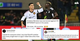 Twitter explodes as Cristiano Ronaldo seals 2-0 Manchester United win over Sheriff Tiraspol