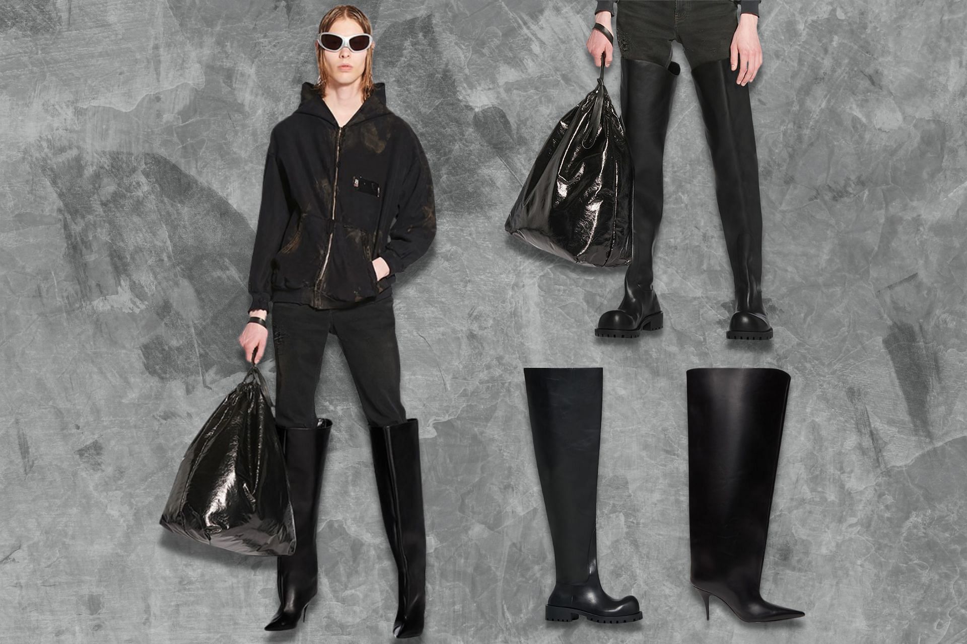 Newly released gender-fluid 3-piece Winter Boot collection by Balenciaga (Image via Sportskeeda)