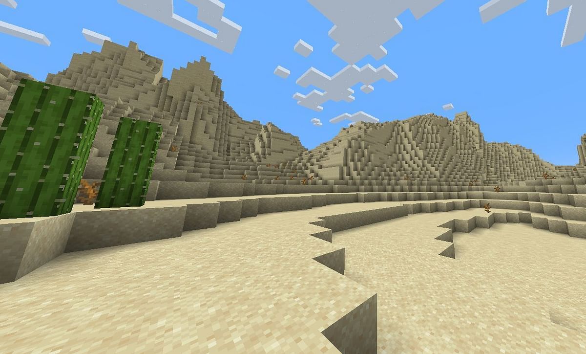 Desert Hills in Minecraft