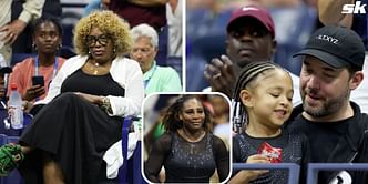 How Serena Williams's family won hearts at US Open: The best pictures of mother Oracene, husband Alexis Ohanian, and daughter Olympia from the New York Grand Slam