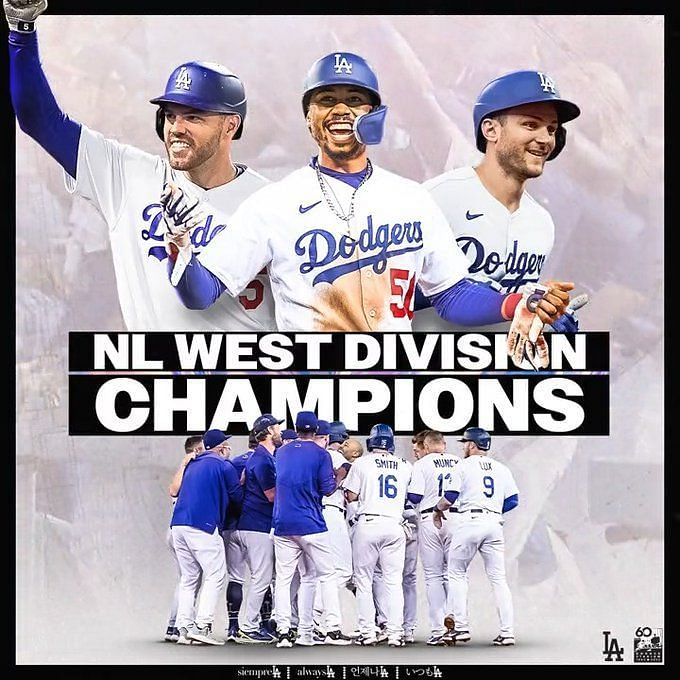 Celebrate LA's 20th title as #NLWestChamps and gear up for October