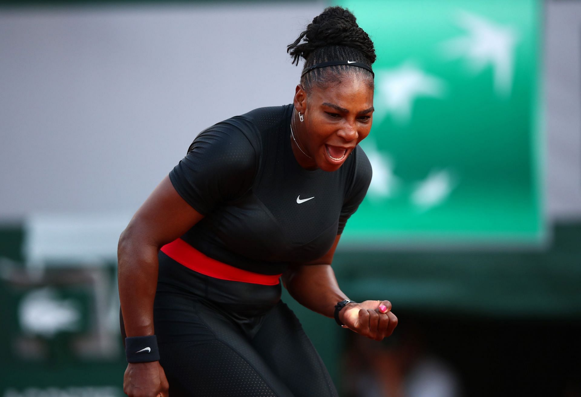 Serena Williams at the 2018 French Open