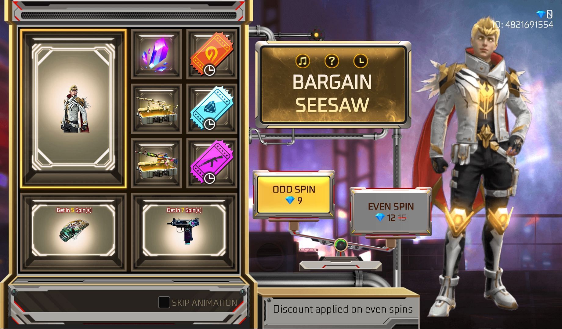 The price pool and the rewards (Image via Garena)