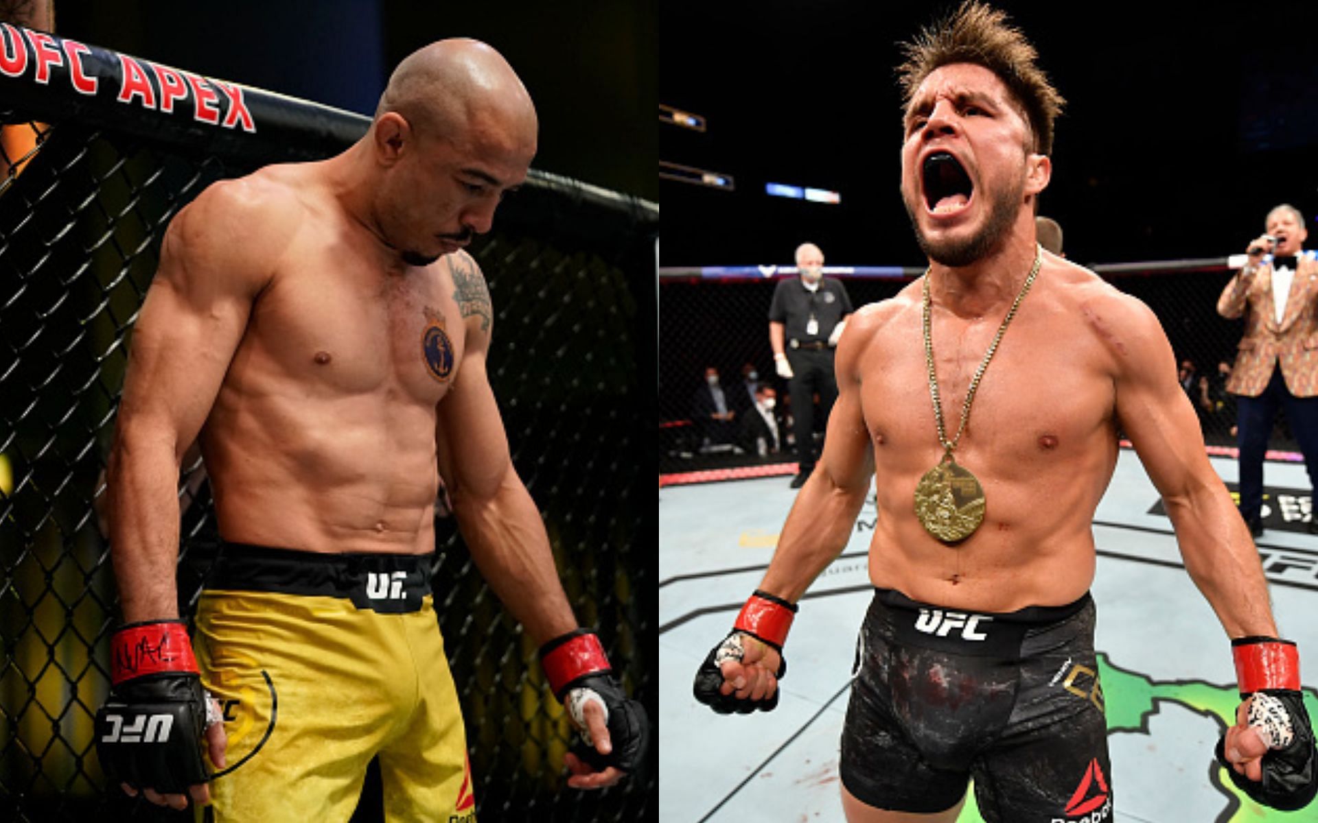 Jose Aldo (left), Henry Cejudo (right)