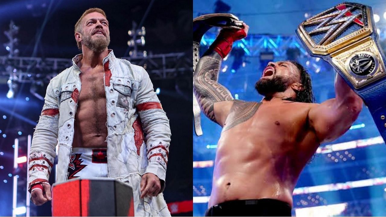 ऐज और अनडिस्प्यूटेड WWE यूनिवर्सल चैंपियन रोमन रेंस 