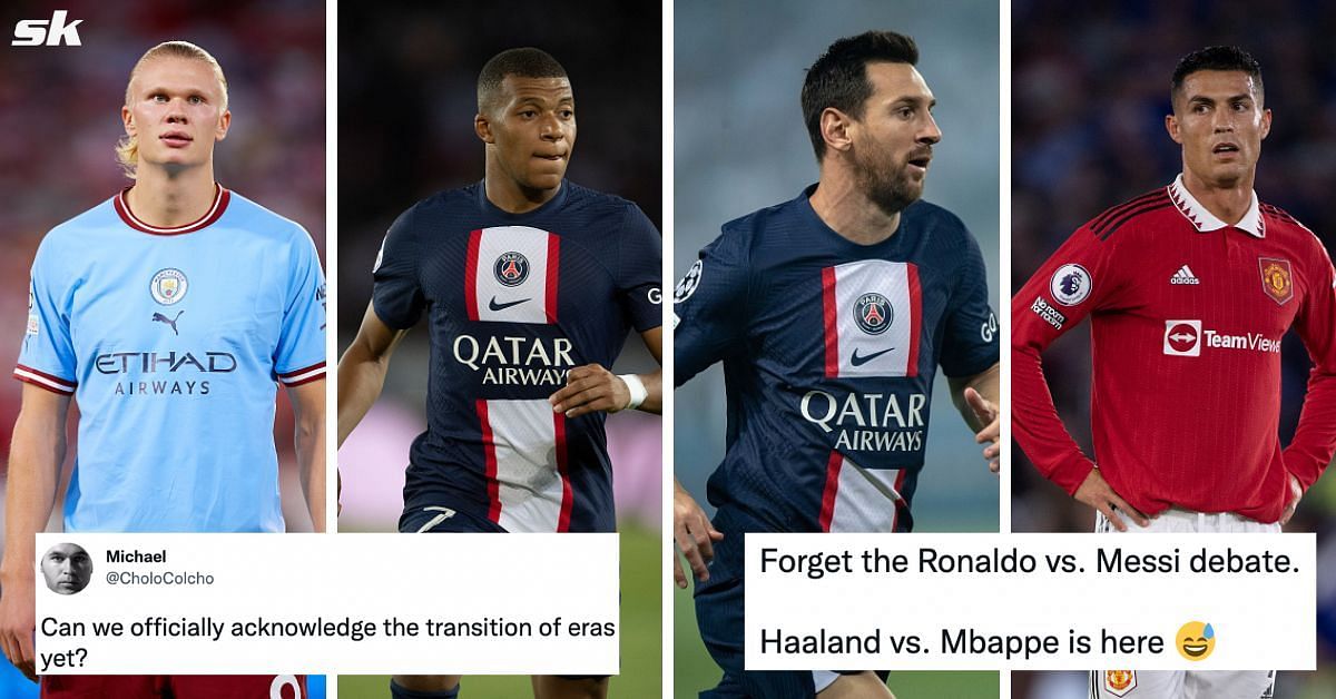 Erling Haaland and Kylian Mbappe backed to challenge Cristiano Ronaldo vs. Lionel Messi era