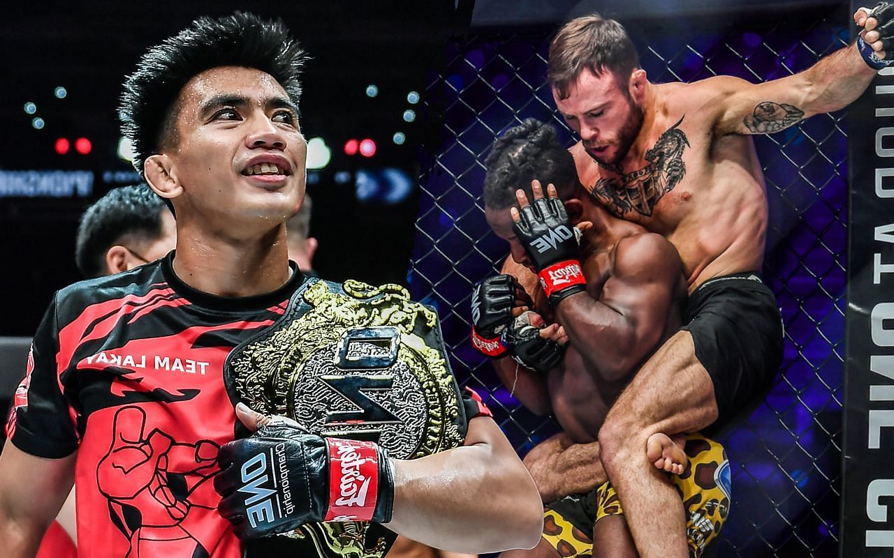 (left) Joshua Pacio impressed with (right) Jarred Brooks
