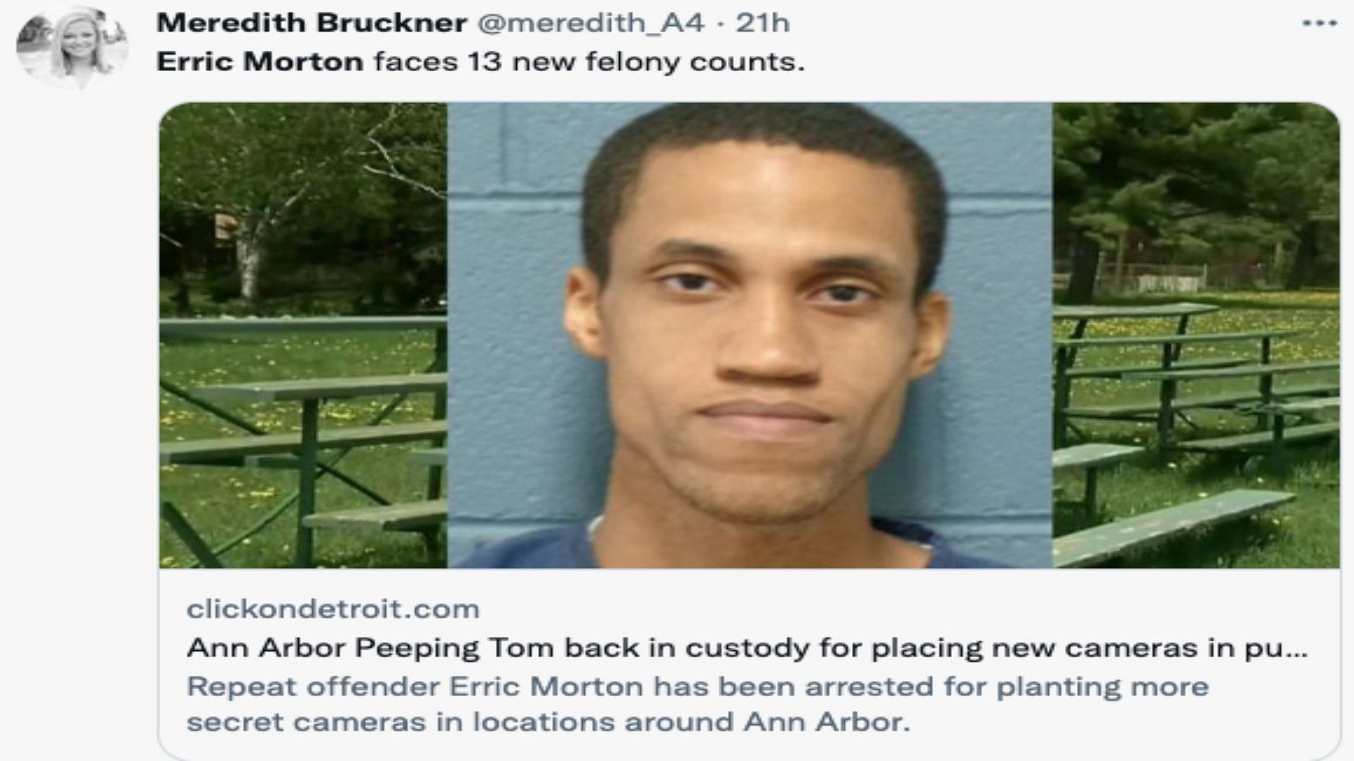 Erric Morton (Image via Twitter)